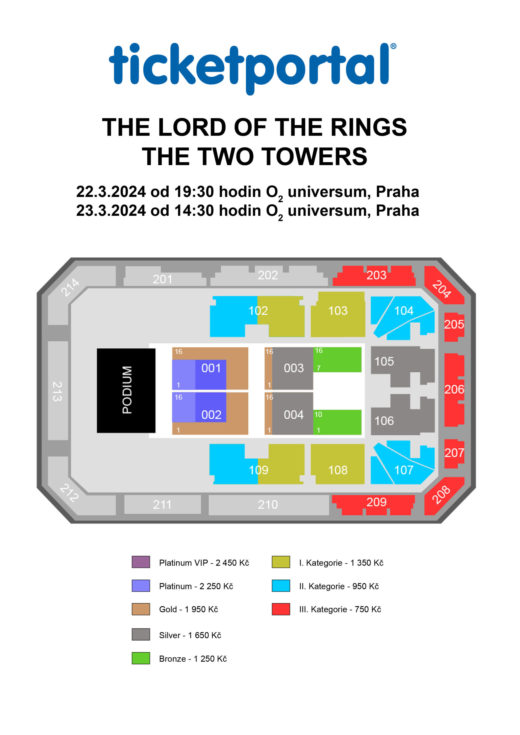 The Lord of the Rings: The Two Towers. The legend of the ring continues in  the O2 universum – O2 universum