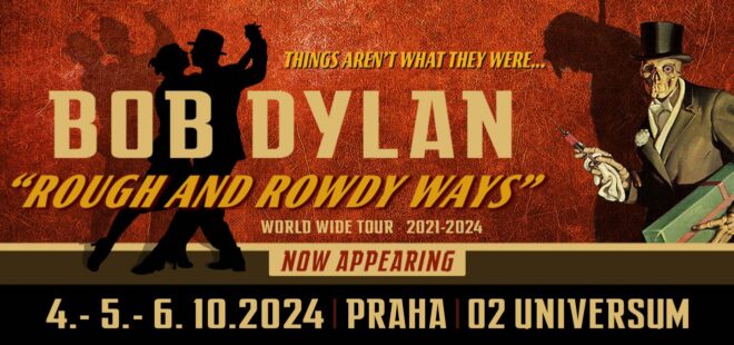 Music legend and icon Bob Dylan returns to Prague as part of the Rough & Rowdy Ways Tour, where he will play 3 concerts for his fans!
