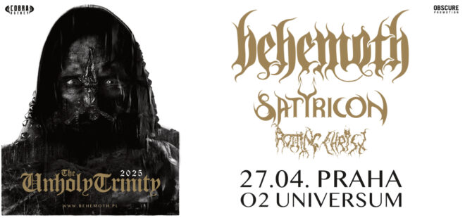 BEHEMOTH, SATYRICON A ROTTING CHRIST – bezbožná trojice v O2 universu