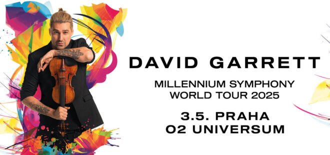 On 3 May 2025, virtuoso violinist David Garrett will present a unique experience full of classical music and unforgettable melodies at Prague’s O2 universe.