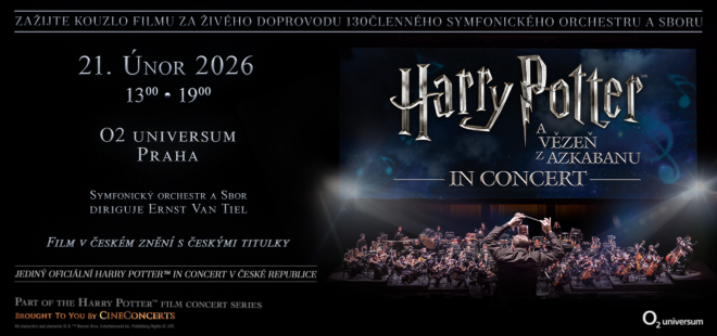 Harry Potter a Vězeň z Azkabanu™ in Concert se odehraje 21. února 2026 v O2 universu